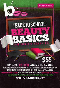 BAABS Beauty Basics "Back to School"