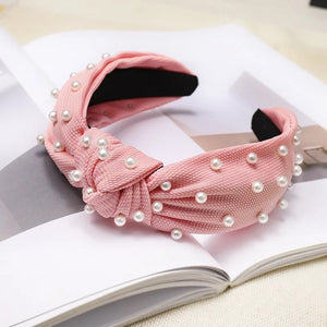 Pink Pearl Headband